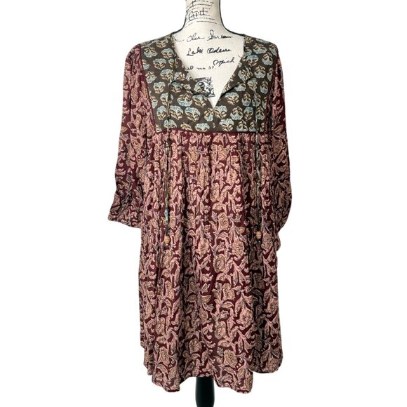 Natural Life Boho Floral Dress Womens Rayon Size XL NEW - Picture 1 of 7